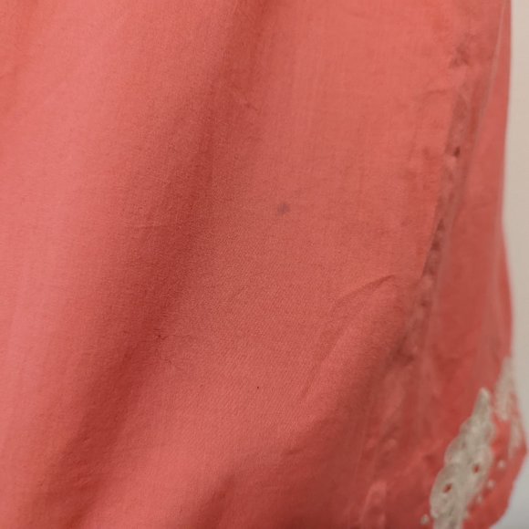 Anthropologie Moulinette Soeurs Pink Embroidered Cotton Dress - Picture 7 of 10